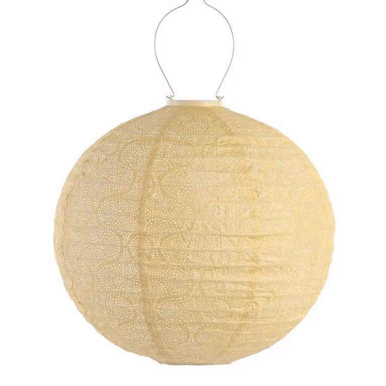 Lumiz Solar Lampion Tigres LED Accentverlichting Geel 40 cm
