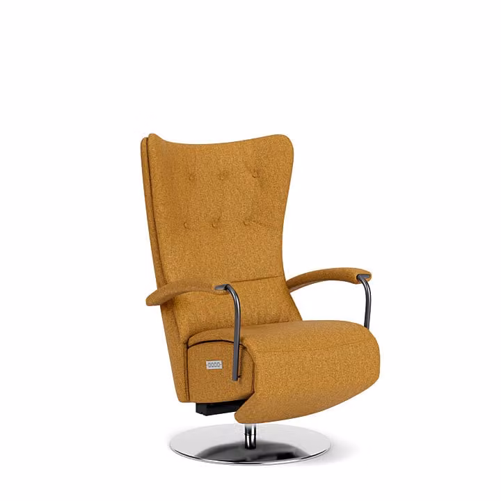 Prominent Sta-op-stoel C-101 met armleuningen - Goud - Stof