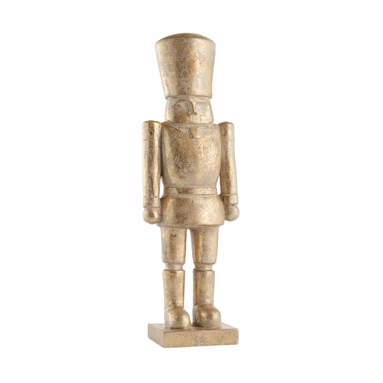 Lene Bjerre Serafina Notenkraker Figuur Antiek Goud 32 cm