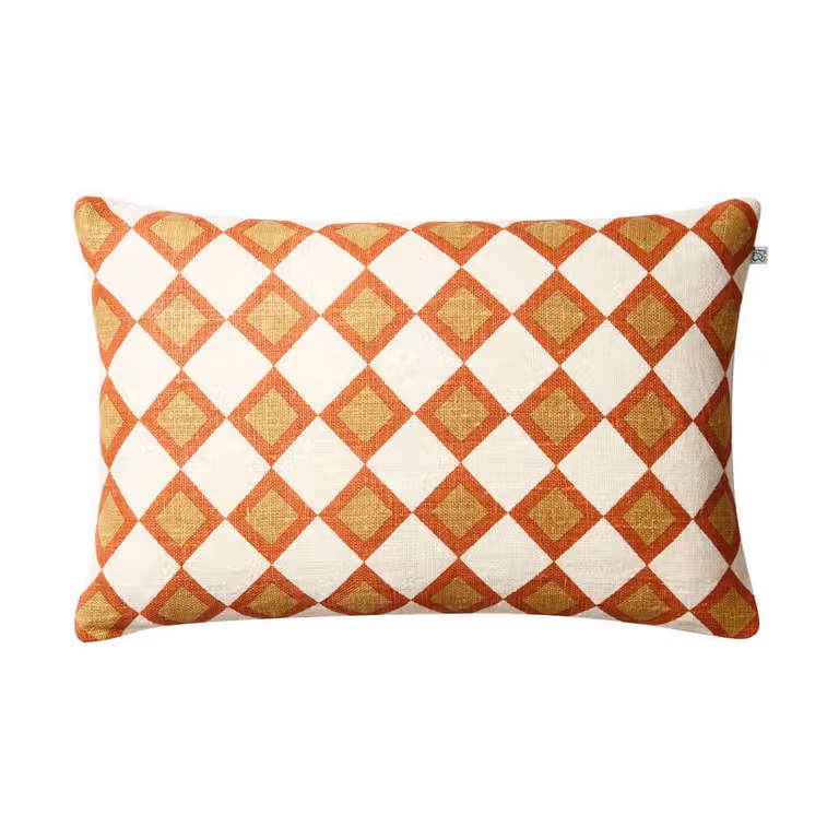 Chhatwal & Jonsson Jodhpur kussenhoes Apricot orange-khaki 40 x 60 cm