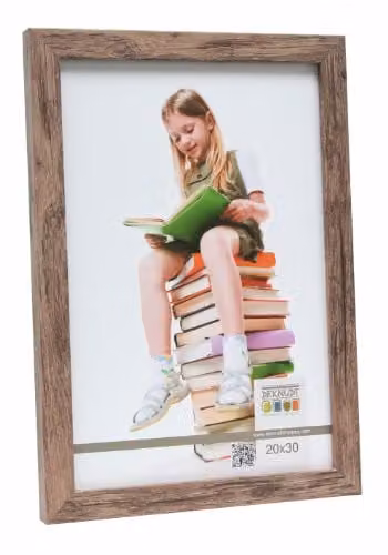 Deknudt Frames S45RH3-50.0X60.0 fotolijst, hout, blok-sierlijst, Bruin, H x B x D: 64,4 x 54,4 x 2,2 cm