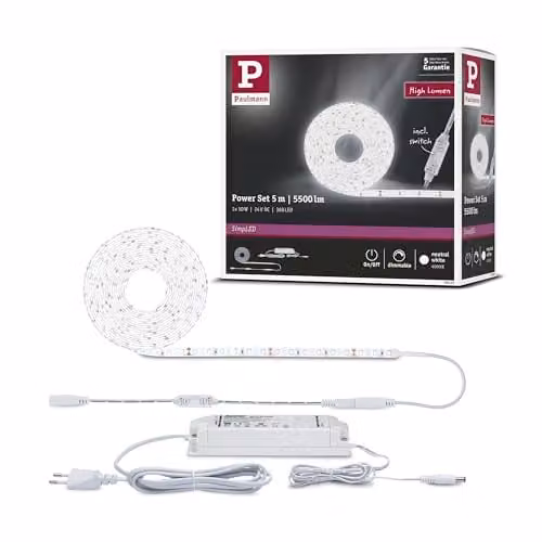 Paulmann SimpLED Power LED-strip set, wit, 5 m