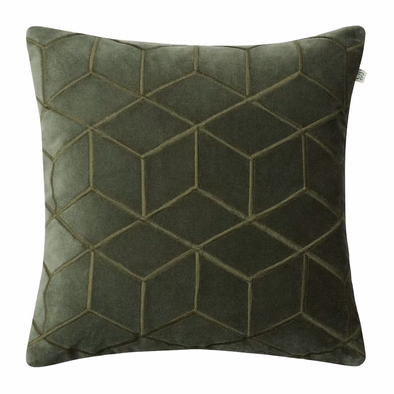 Chhatwal & Jonsson kussenhoes Forest green 50x50 cm