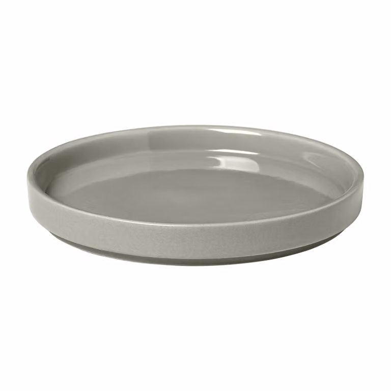 Blomus Pilar bordje Mirage grey Ø 14 cm