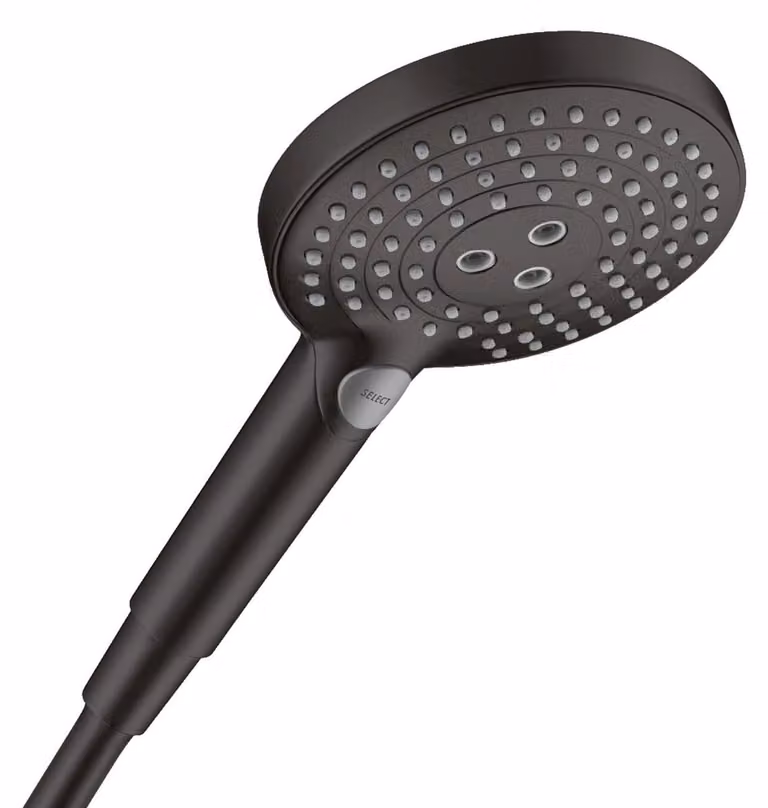 Hansgrohe Raindance Select S handdouche 120 3jet PowderRain EcoSmart, matzwart