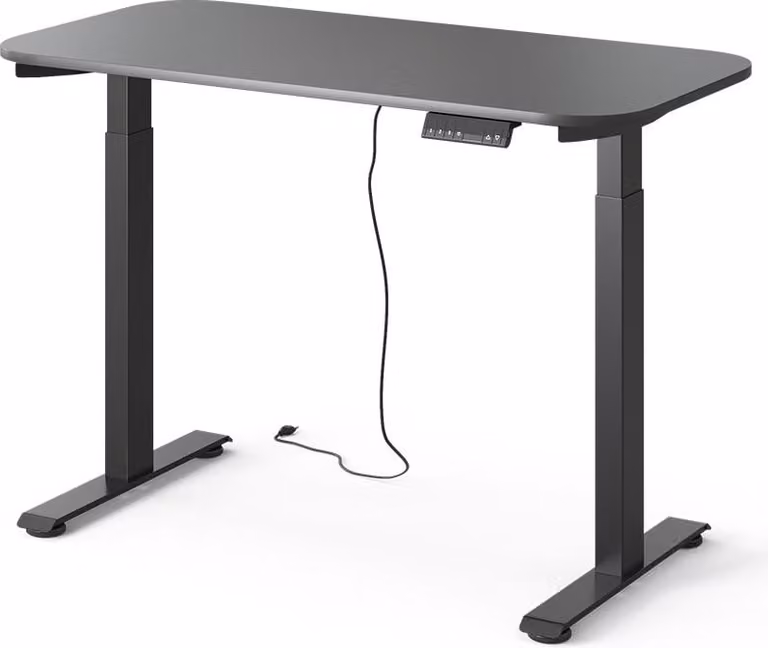 Vicco Elevate Bureau met 2 motoren Zwart/Antraciet B: 120 cm, D: 60 cm