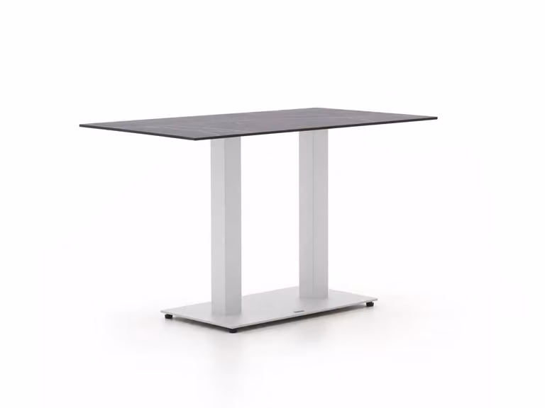 Forza Furniture Tuineettafel Forza - Rechthoekig - HPL en Aluminium - Wit, Zwart of Grijs
