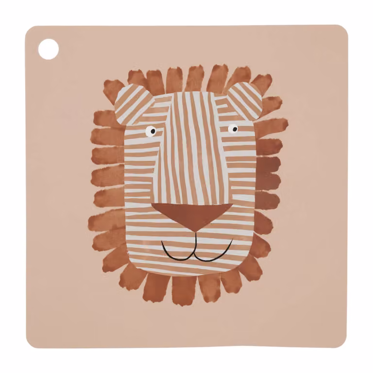 OYOY mini placemat Lobo Leeuw