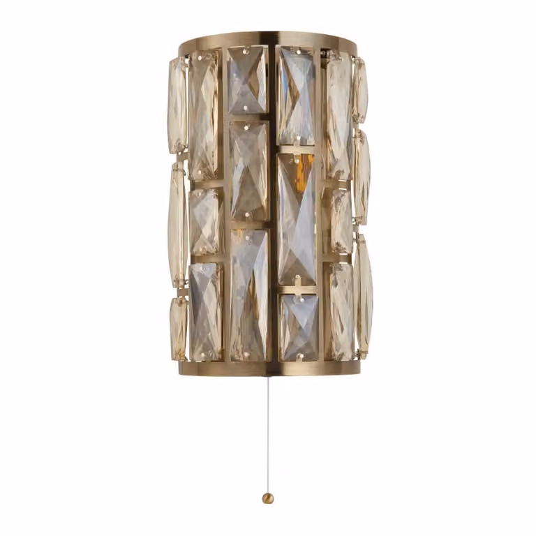 Searchlight Bijou klassieke wandlamp goud/messing