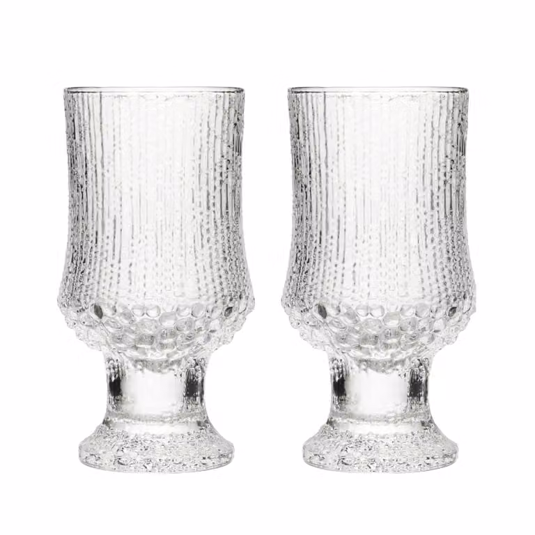 Iittala Ultime Thule Anniversary bierglas set van 2, transparant, 34 cl