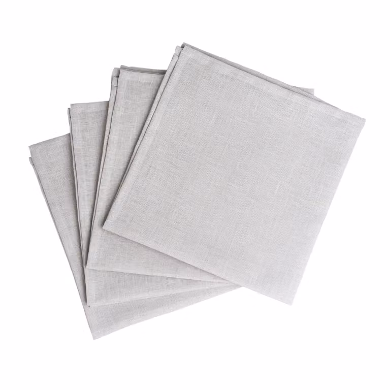 Scandi Living Clean servetten 4-pack icy grey 45 x 45 cm