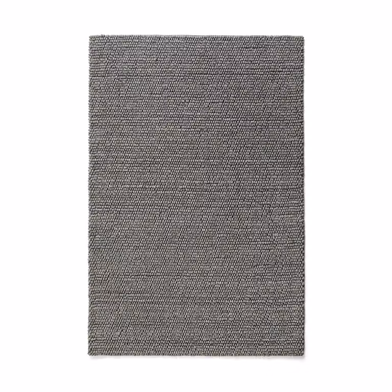 HAY Peas wollen vloerkleed Medium grey B: 200 cm, D: 300 cm