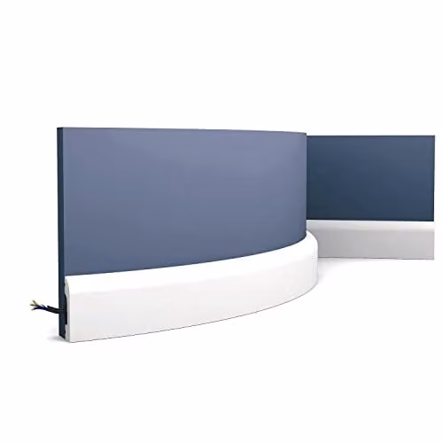Orac Decor SX182F Axxent Cascade multifunctionele flexibele plint wit 2 m