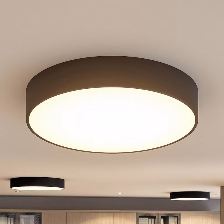 Arcchio Noabelle LED Plafondlamp - Zwart - Rond - Dimbaar - Modern