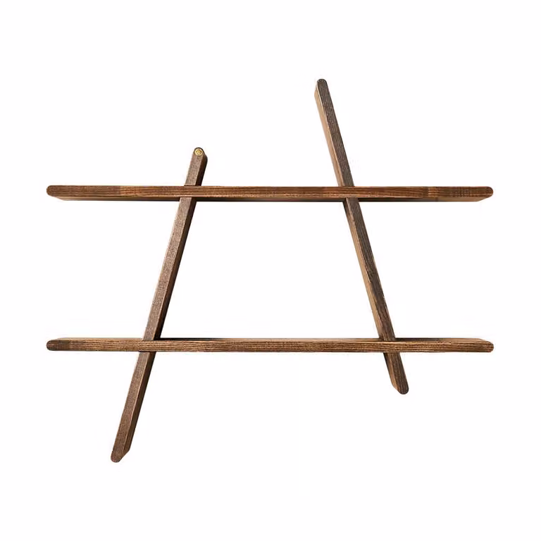 Andersen Furniture A-Shelf wandrek Large Ash B/D/H: 78 x 12 x 67 cm
