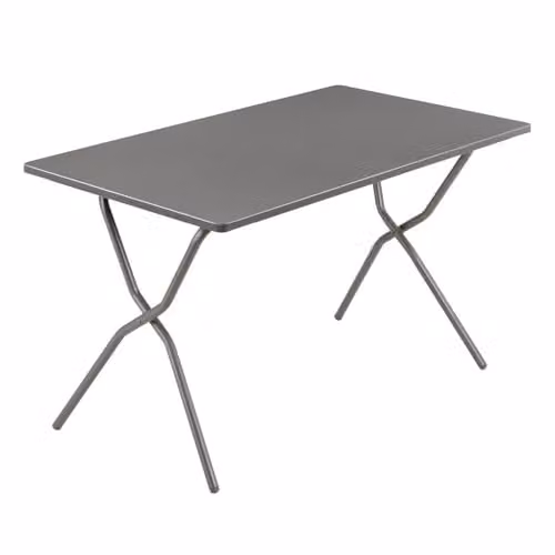 Lafuma BALCONY Inklapbare tuintafel titanium/titanium B/D: 120 x 70 cm