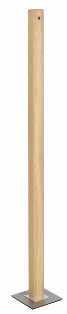 HerzBlut Led vloerlamp Leonora - Oak Nature - Hoogte: 122,5 cm