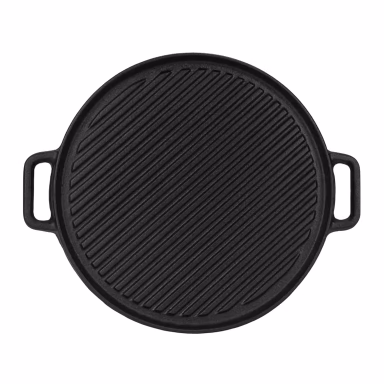Krumble Grillplaat BBQ van Gietijzer - 36 x 30 x 2,5 cm
