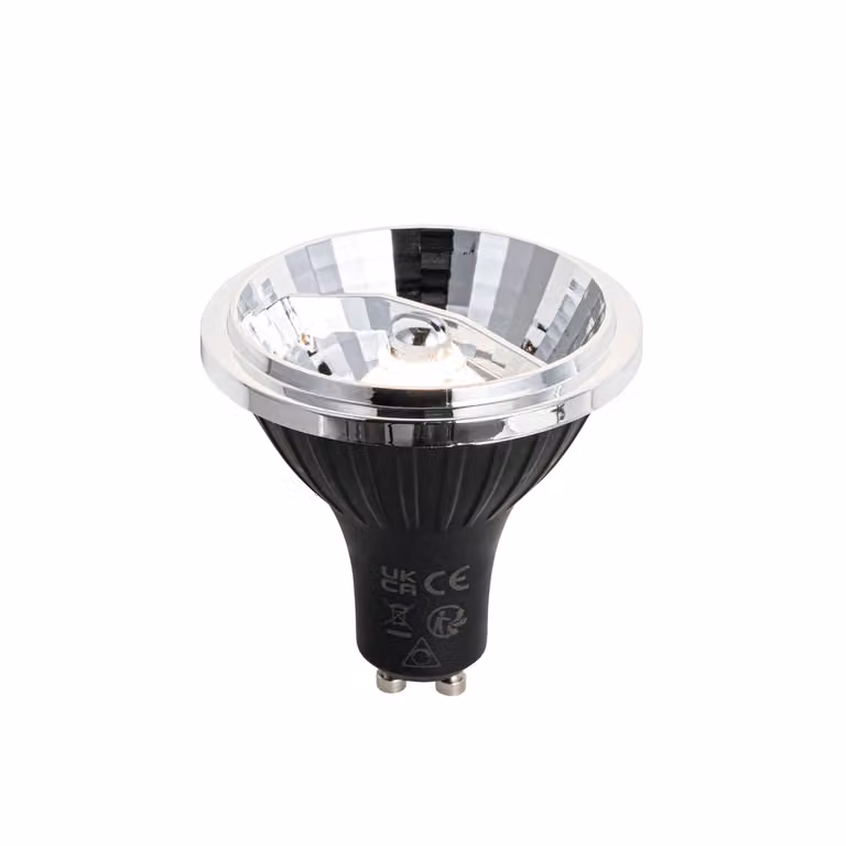 LUEDD GU10 LED lamp dimbaar, 6.5W, 600 lm, 3000K warm wit, wit