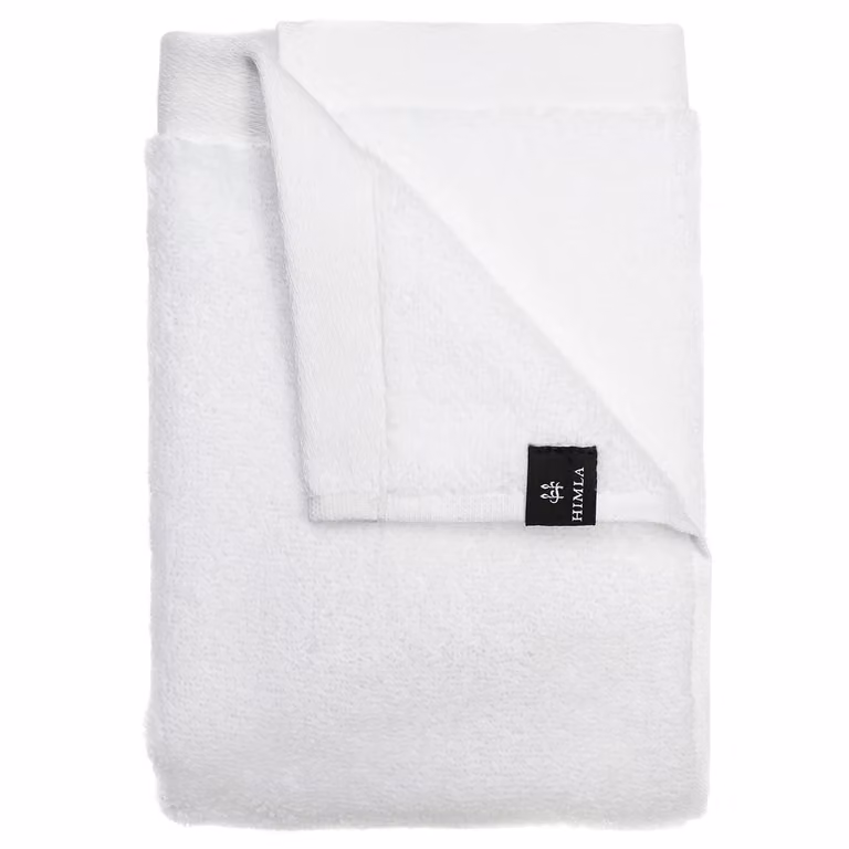 Himla Maxime biologische handdoek wit 100 x 150 cm