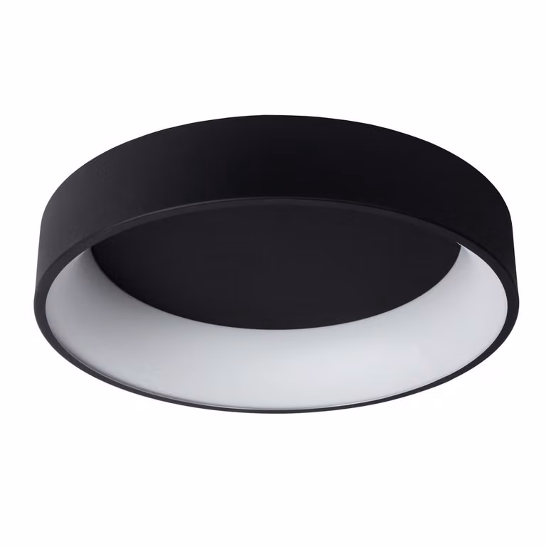 Lucide Talowe LED Plafonnière Zwart - Dimbare Ronde Plafondlamp - Ø 60 cm