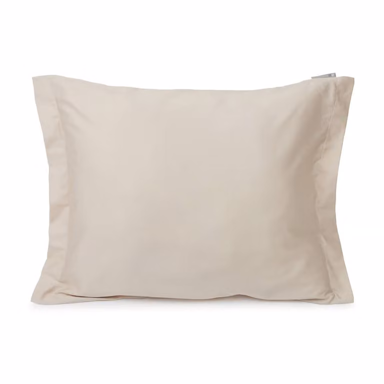Lexington Hotel kussensloop van katoen satijn Light sand 50 x 70 cm