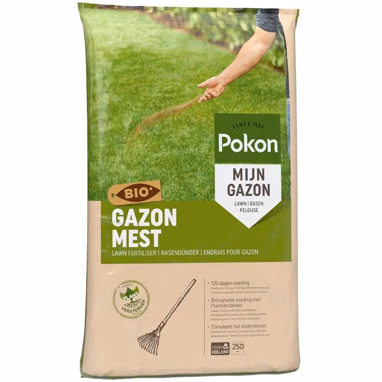 Pokon Bio gazonmest voor 250 m2