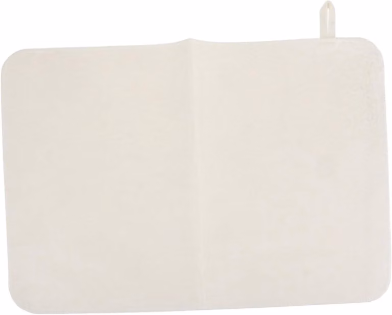 Beige Badmat Sauna-accessoires Isolatiemat met Verhoogde Dikte B: 48 cm, D: 33 cm