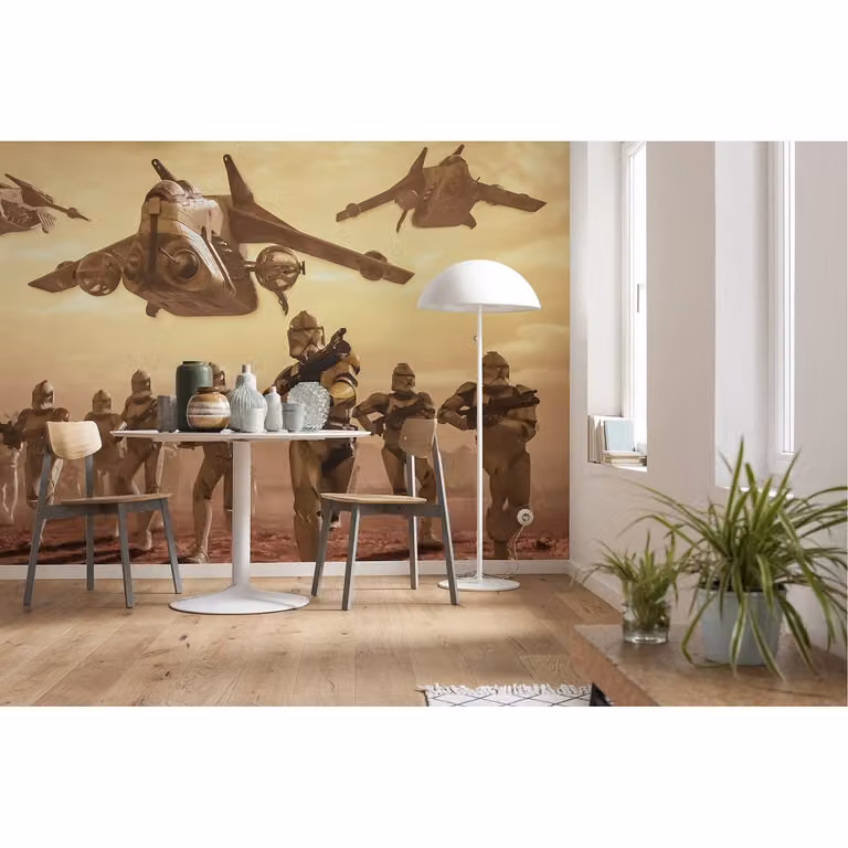 home24 Fotobehang StarWars Classic CloneTrooper Breedte: 400 cm, Hoogte: 260 cm