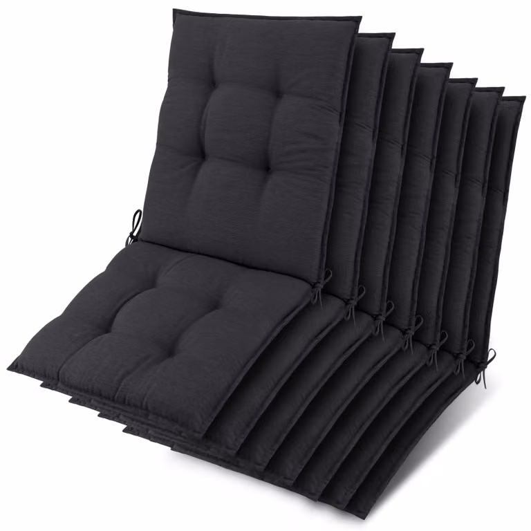 Beautissu set van 7 zonnedekplanken Model NL antraciet B/D/H: 100 x 50 x 8 cm