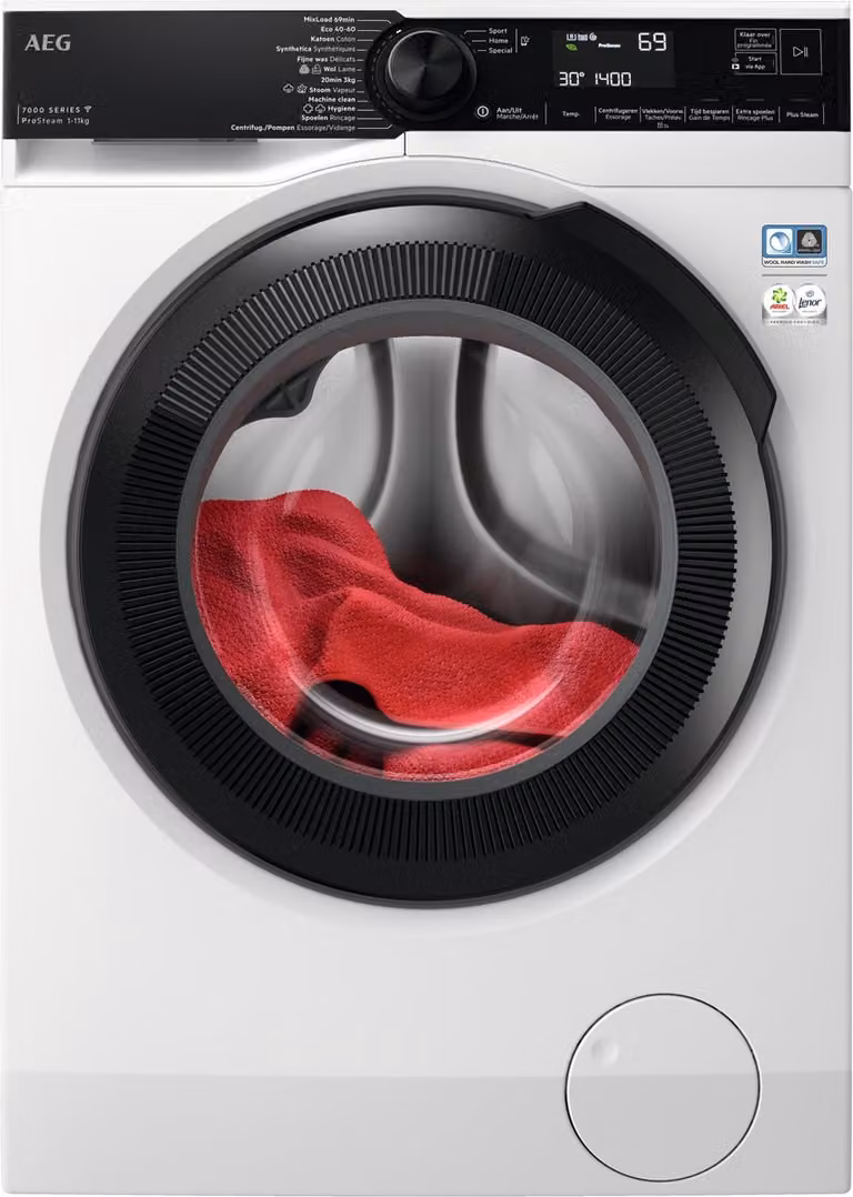 AEG LR76XXL EcoLine 7000 ProSteam® Wasmachine - 11 kg - Energielabel A