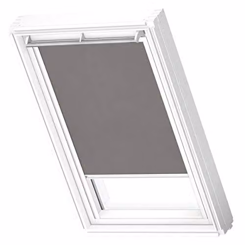 VELUX Lichtdoorlatend Rolgordijn RFL met Witte Geleiders, S06, Grijs
