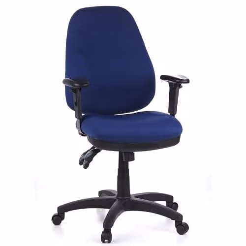 hjh OFFICE Zenit Pro ergonomische bureaustoel, blauw, stof