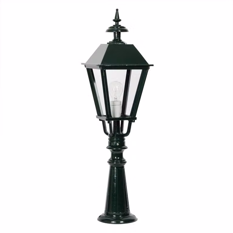 KS Verlichting Tuinlamp Ripon lantaarn - zwart - aluminium