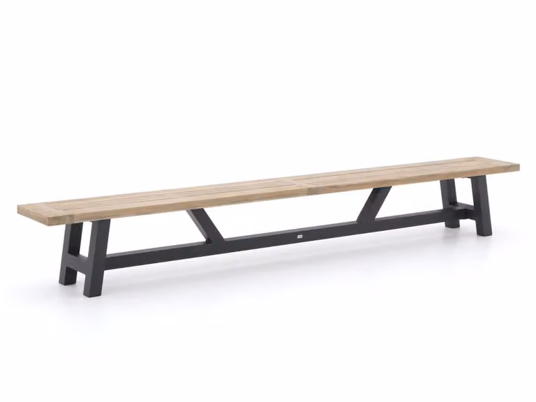 Bellagio Picknickbank voor 6 personen van aluminium voor in de tuin