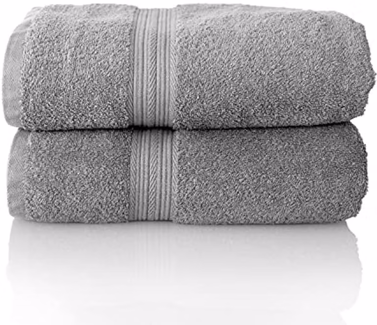 Premium badstoffen handdoekenset in 6 kleuren en 5 maten voor een luxe badkamer