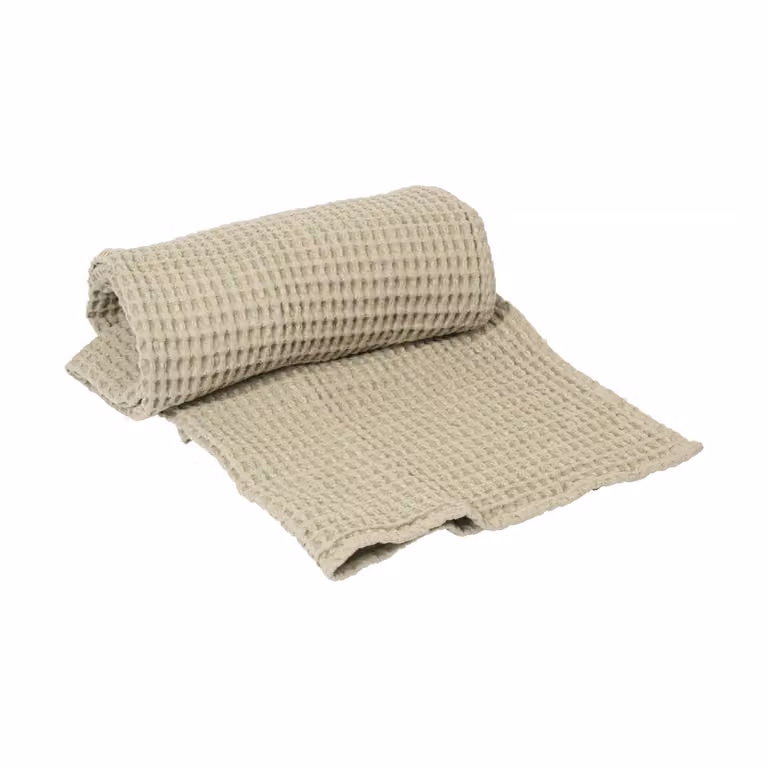 Ferm Living Organic badhanddoek Light Celedon 70 x 140 cm