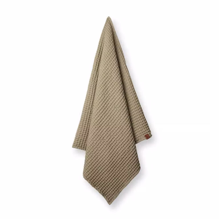 Humdakin Waffle badlaken Oak B: 70 cm, L: 135 cm