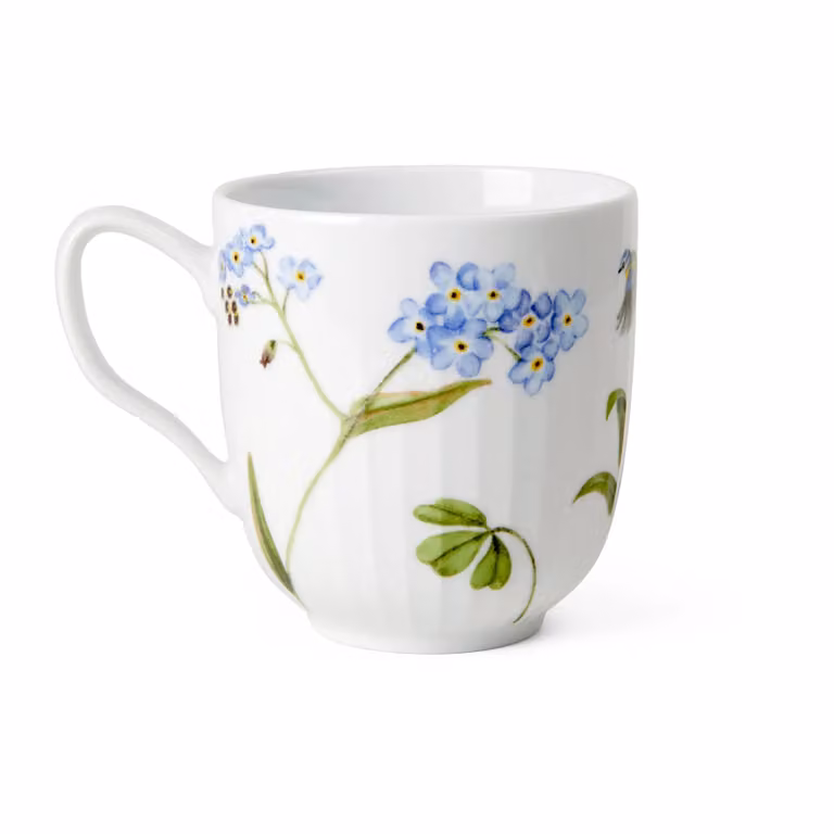 Kähler Hammershøi summer mok 33 cl Forget me not