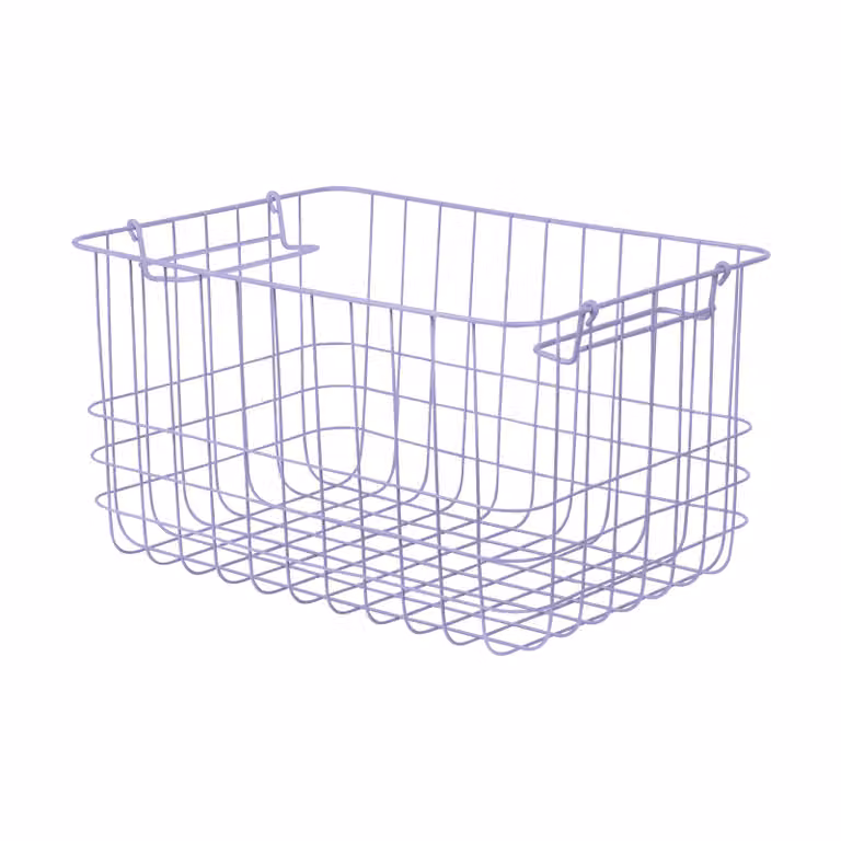 Mette Ditmer Store-it opbergmand medium Sering met open weefsel van rattan