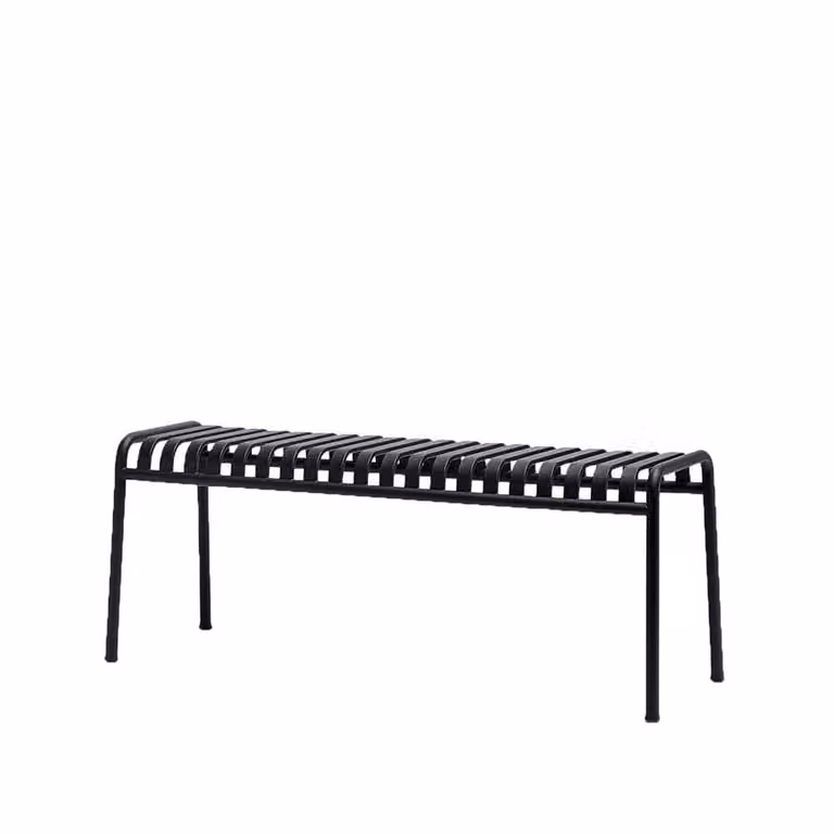 HAY Palissade bank Anthracite B: 120 cm, D: 42 cm