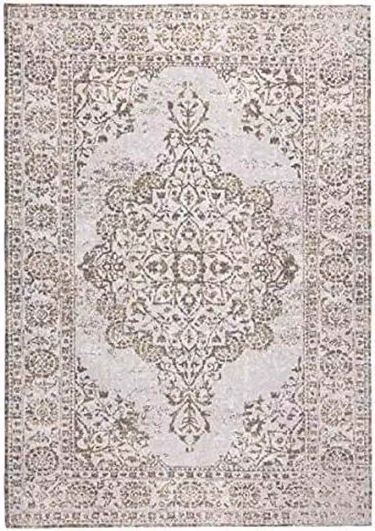 Handgeweven Oosters Vintage Vloerkleed - Bruin Geel - 140 x 200 cm