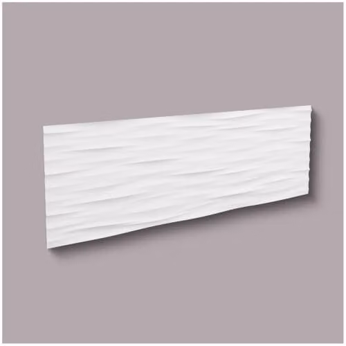 WAVE ARSTYL Wandpaneel van NOËL & MARQUET - 7 stuks - Wit - H x B x D: 1135 x 380 x 19 mm