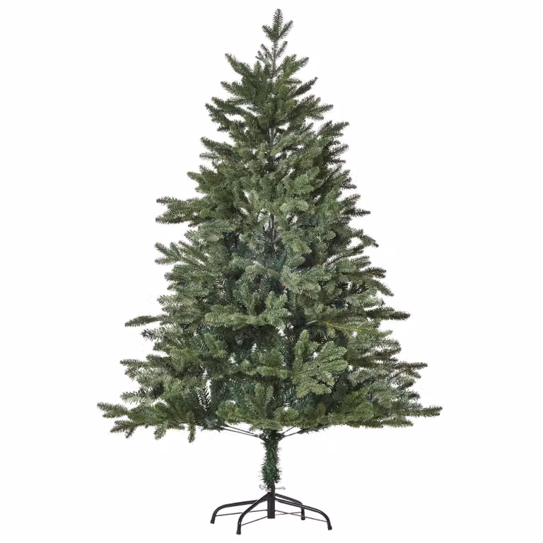 HOMCOM Kunstkerstboom dennenboom, 1,5 m, groen, Ø 75 cm