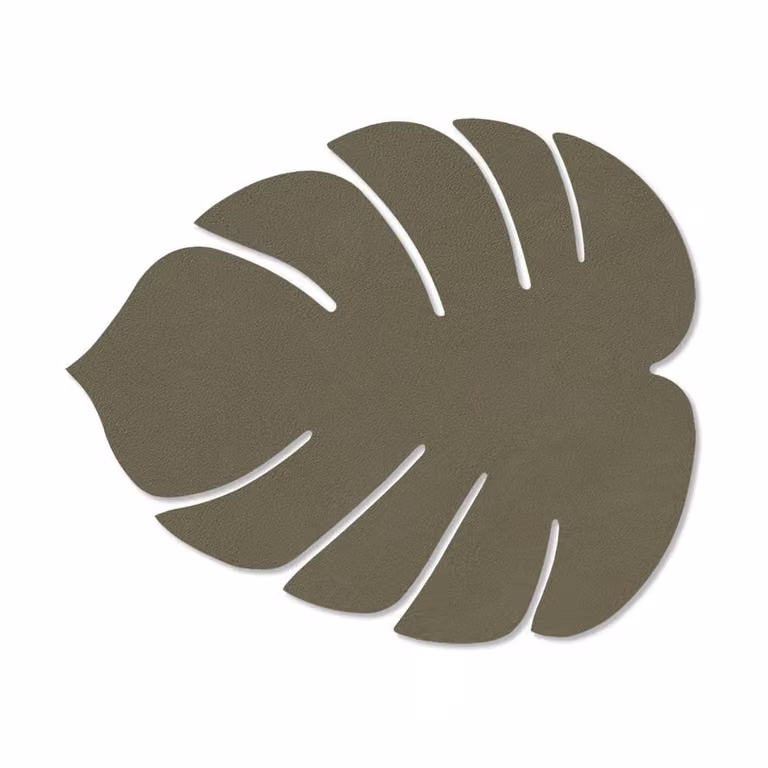 LIND DNA Monstera Leaf Nupo placemat Army green