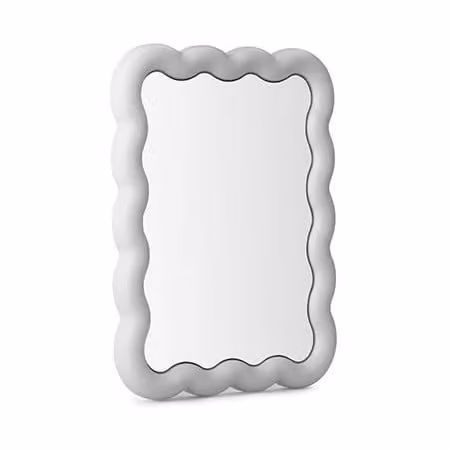 Normann Copenhagen Illu Wandspiegel Wit B: 50 cm, H: 65 cm