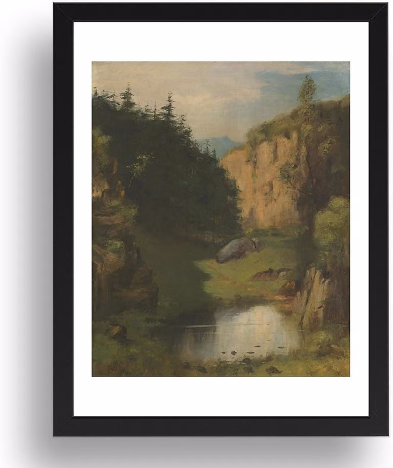 Ingelijste Kunstprint Vintage Poster Wanddecoratie Wit A3 17x13 inch