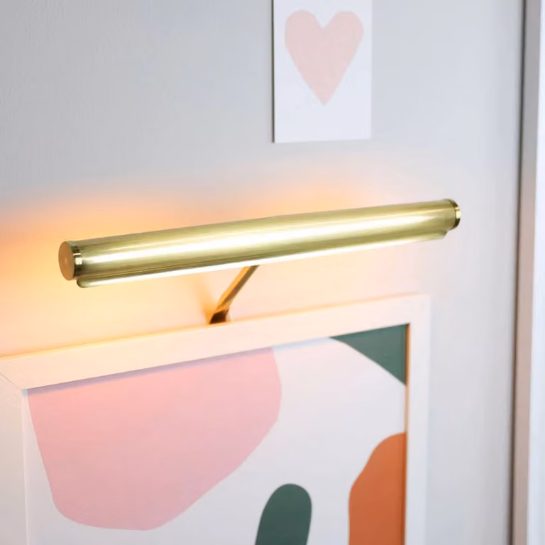 Markslöjd Mona Lisa Wandlamp in Messing/Goud, Breedte: 35 cm