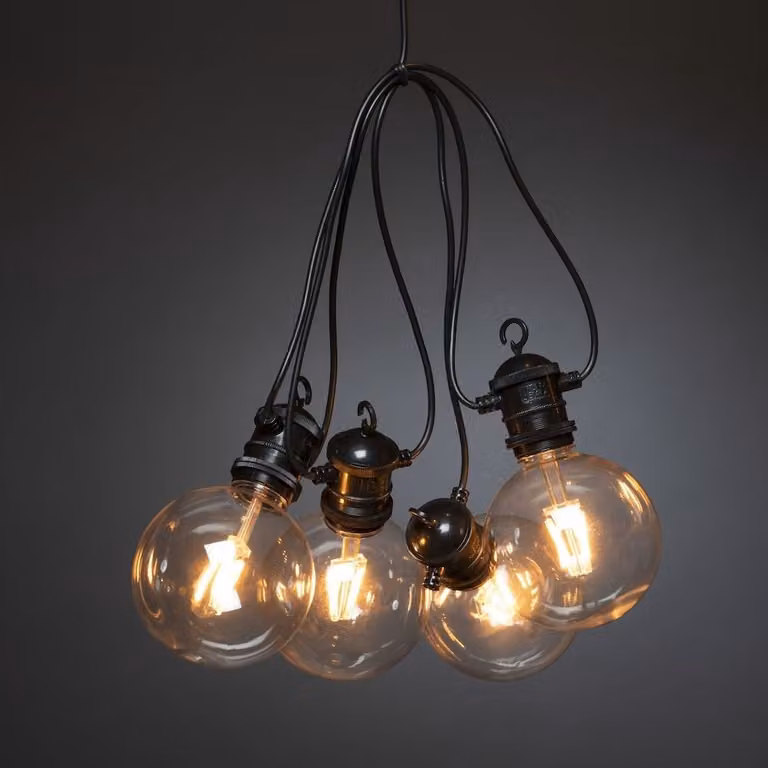 Konstsmide Globe Startsysteem Amber met 10 Lampen