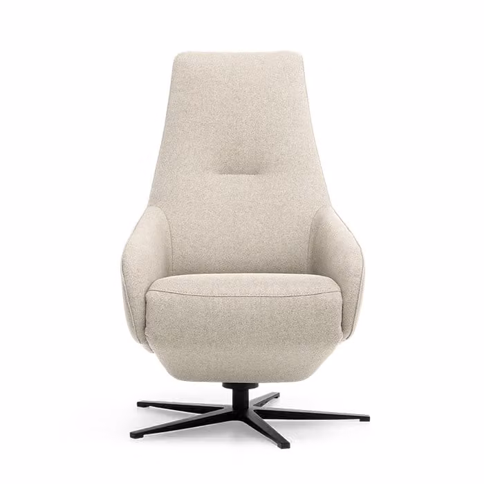 Prominent Sta-op-stoel A-100 - Beige - Textiel